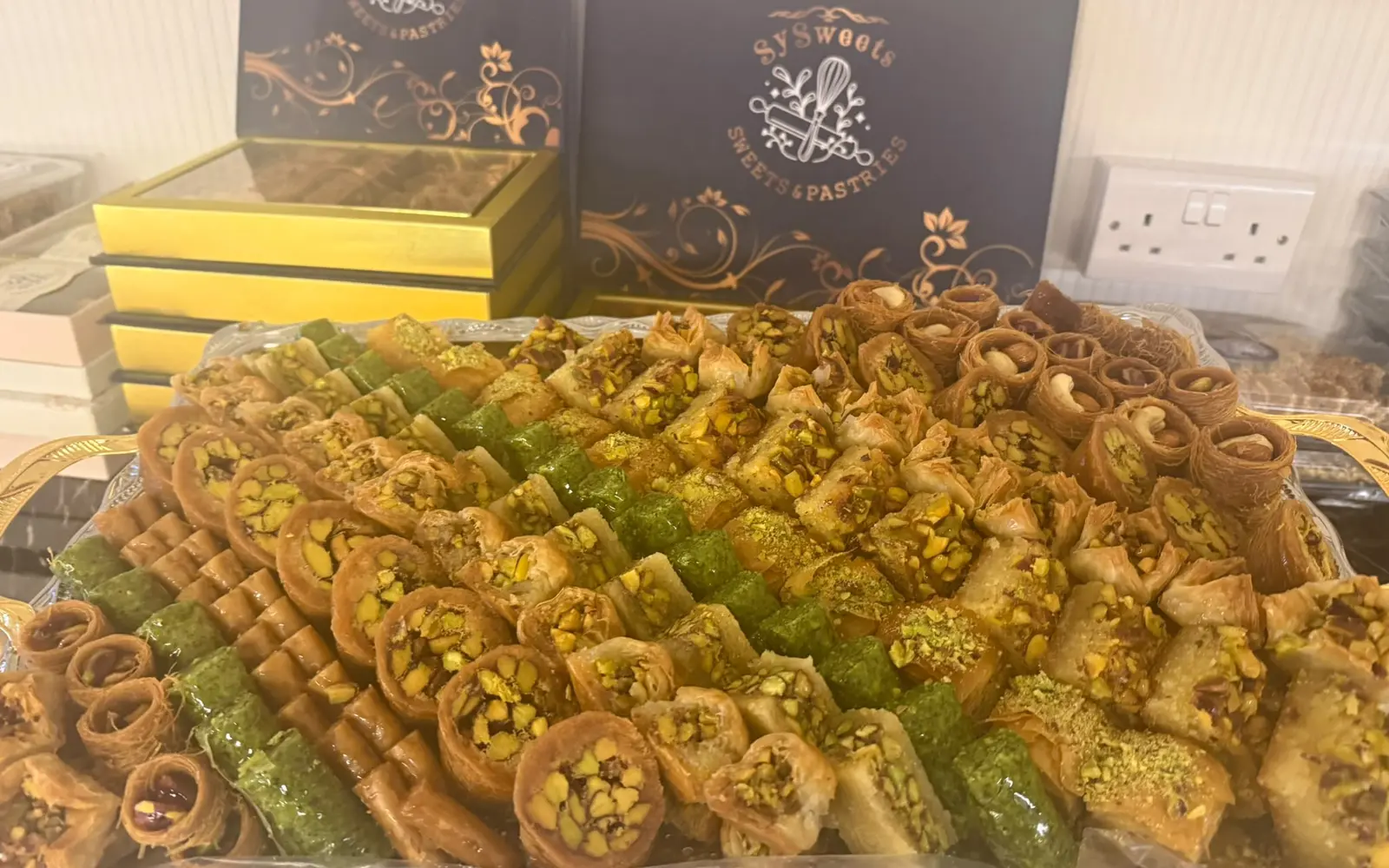 Sweets and pastry order